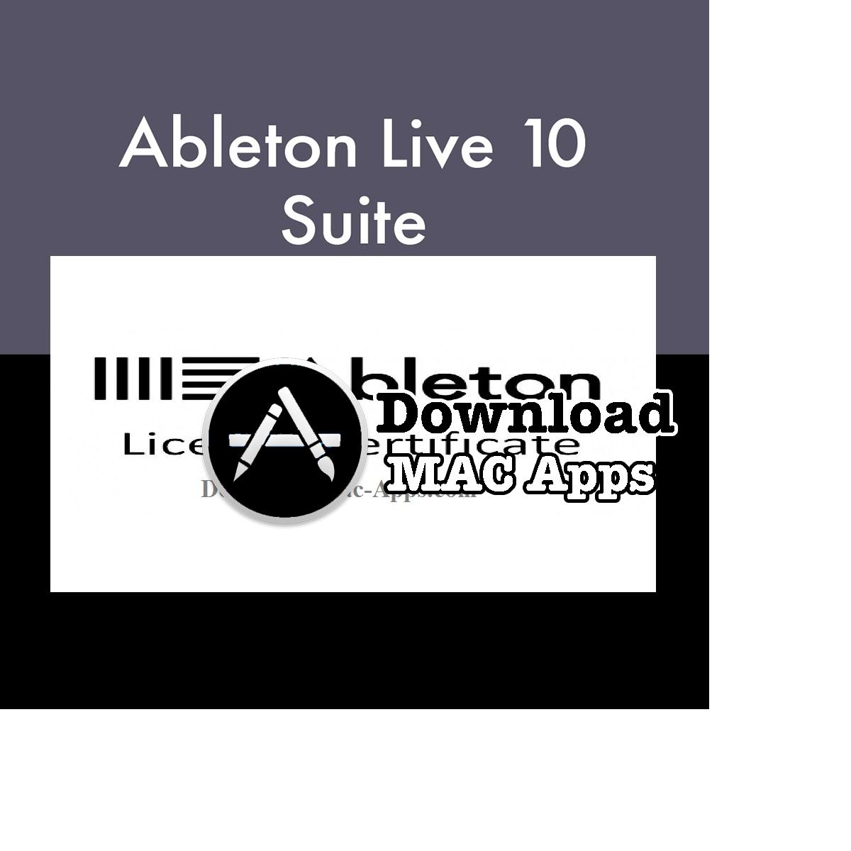 Ableton live 10 download